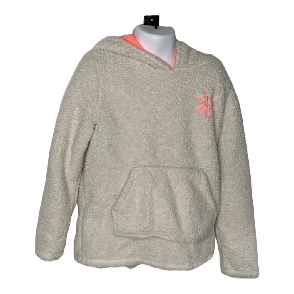 Cat & Jack Fuzzy Pullover Jacket Sz M(7/8)